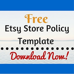 Free Etsy Store Policy Template sq